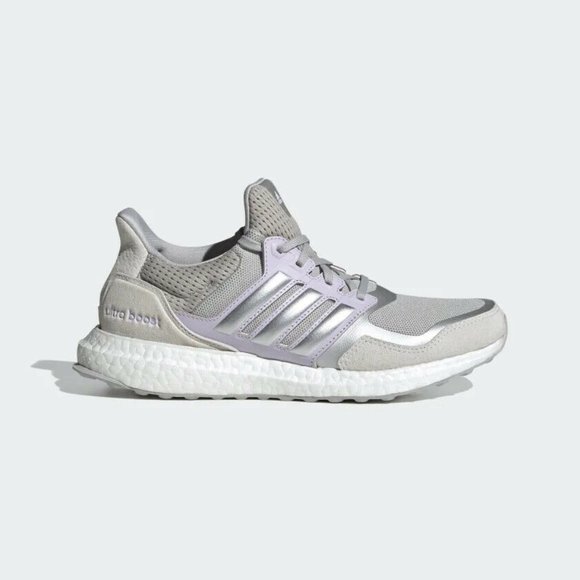 Adidas Women's Grey Silver ULTRABOOST DNA S&L Running SHOES FW8390 - Picture 2 of 6